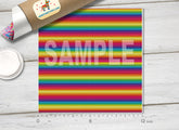 Rainbow Serape Patterned Adhesive Vinyl 926
